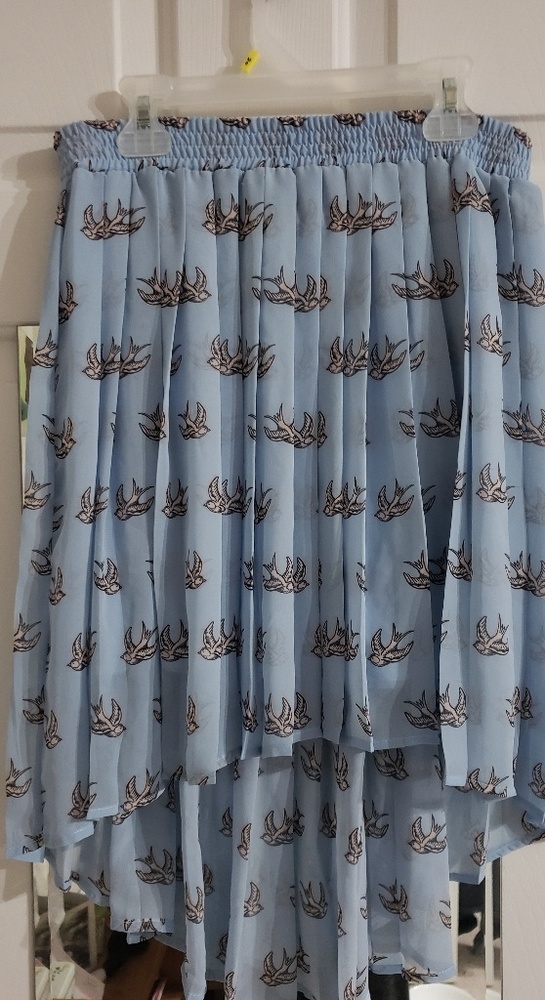 Forever 21 Love Bird High-Low Skirt